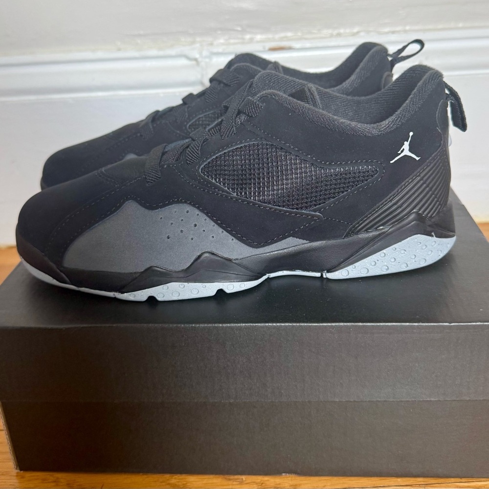 Brand new Jordan MVP 92 (PS) sneakers in black/grey colorway.